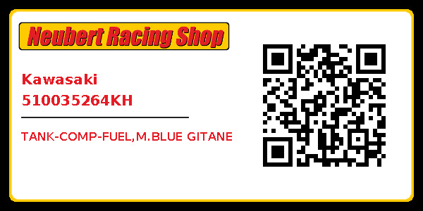 Tank-comp-fuel,m.blue Gitane Kawasaki 510035264KH