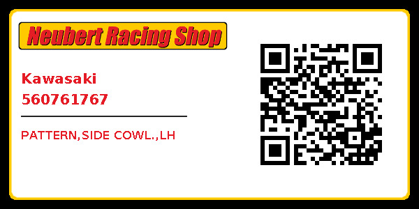 Pattern,side Cowl.,lh Kawasaki 560761767