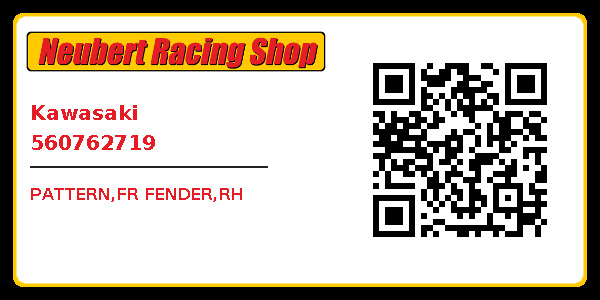 Pattern,fr Fender,rh Kawasaki 560762719