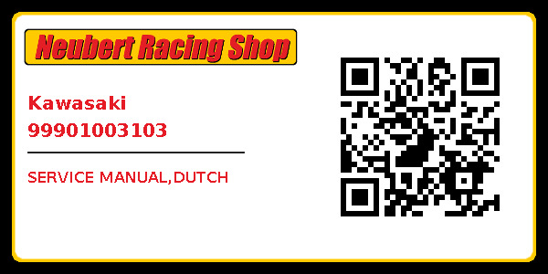 Service Manual,dutch Kawasaki 99901003103
