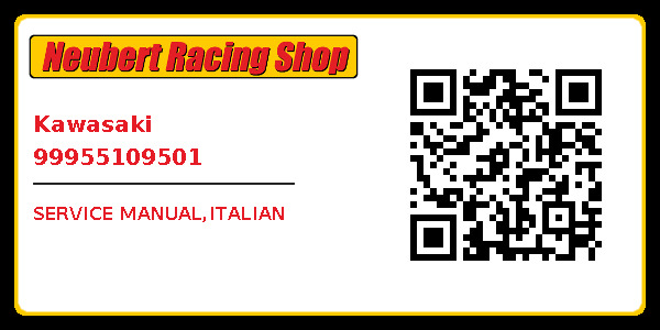 Service Manual,italian Kawasaki 99955109501