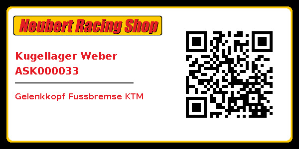 Kugellager Weber ASK000033
