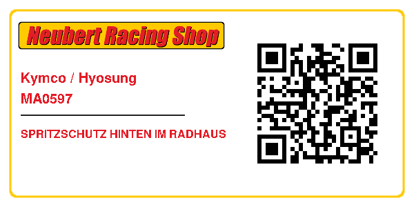 Kymco / Hyosung MA0597