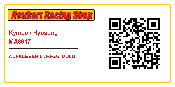 Kymco / Hyosung MA8917