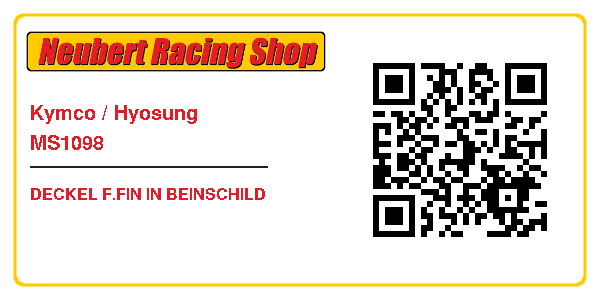 Kymco / Hyosung MS1098