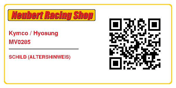 Kymco / Hyosung MV0285