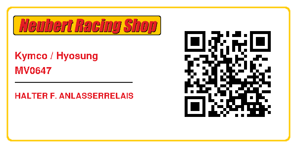 Kymco / Hyosung MV0647