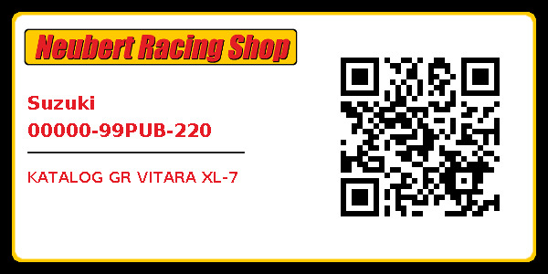 Suzuki 00000-99PUB-220