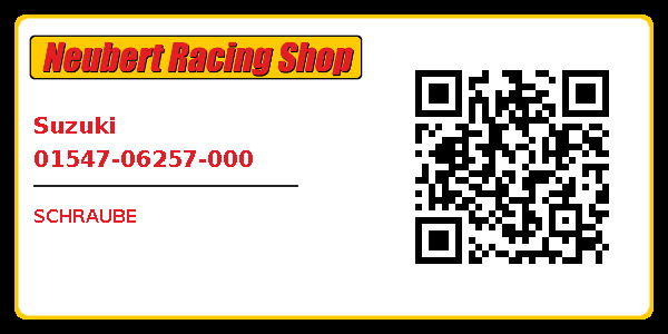 Suzuki 01547-06257-000