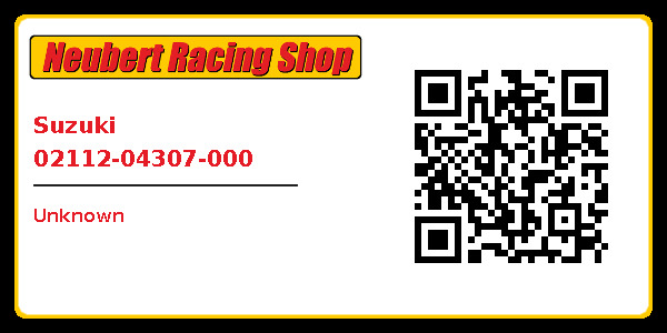 Suzuki 02112-04307-000