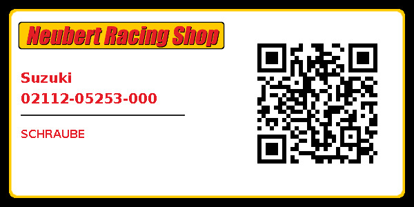Suzuki 02112-05253-000