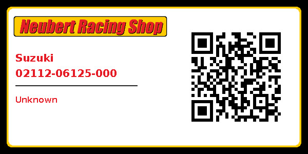 Suzuki 02112-06125-000