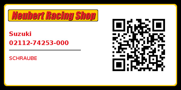 Suzuki 02112-74253-000