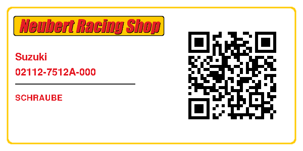 Suzuki 02112-7512A-000