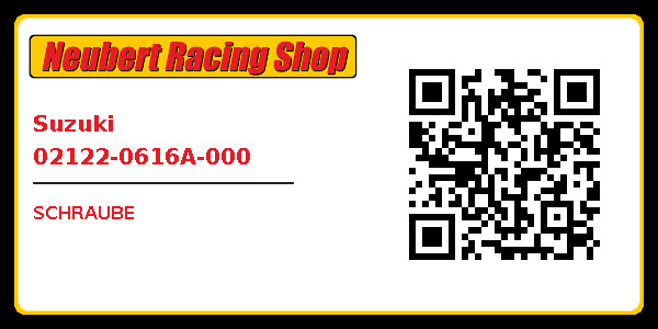 Suzuki 02122-0616A-000