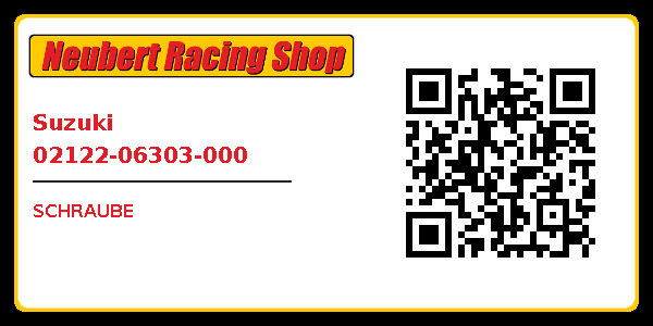 Suzuki 02122-06303-000