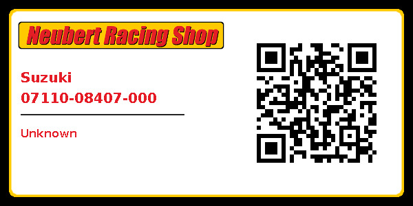 Suzuki 07110-08407-000