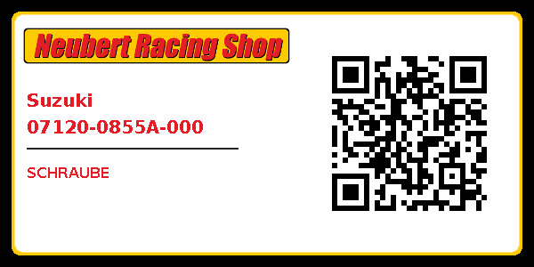Suzuki 07120-0855A-000