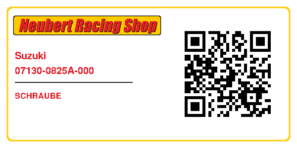 Suzuki 07130-0825A-000