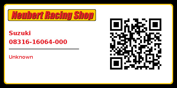 Suzuki 08316-16064-000