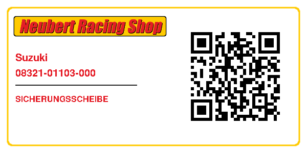 Suzuki 08321-01103-000