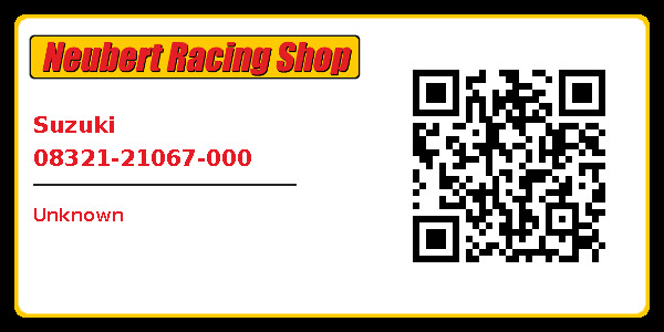 Suzuki 08321-21067-000