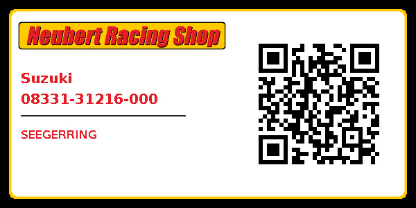 Suzuki 08331-31216-000