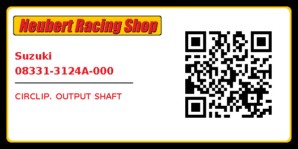 Suzuki 08331-3124A-000