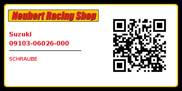 Suzuki 09103-06026-000