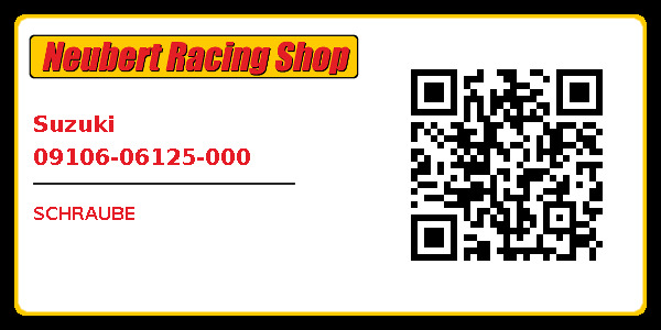 Suzuki 09106-06125-000