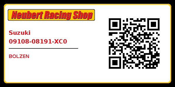 Suzuki 09108-08191-XC0
