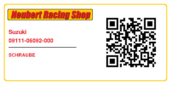 Suzuki 09111-06092-000