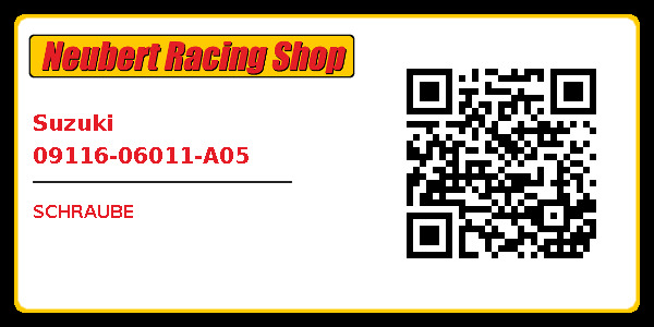 Suzuki 09116-06011-A05