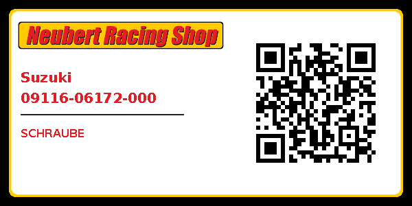 Suzuki 09116-06172-000