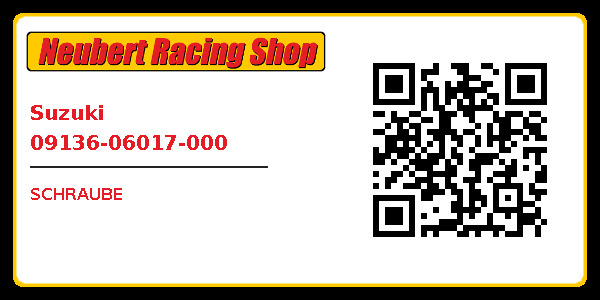 Suzuki 09136-06017-000