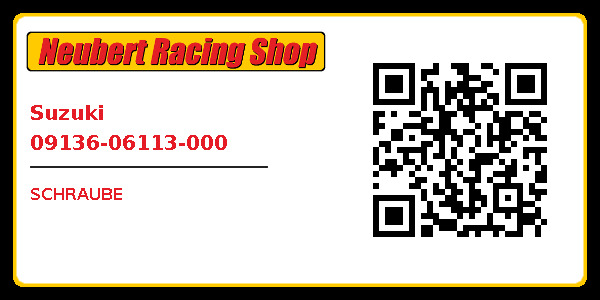 Suzuki 09136-06113-000