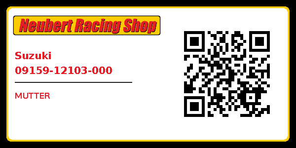 Suzuki 09159-12103-000