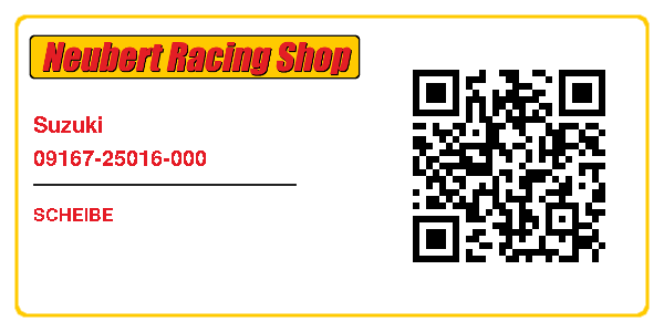 Suzuki 09167-25016-000