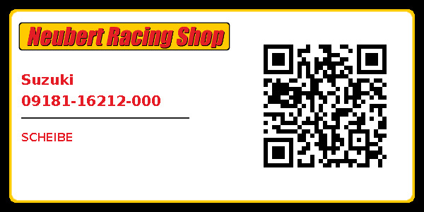 Suzuki 09181-16212-000