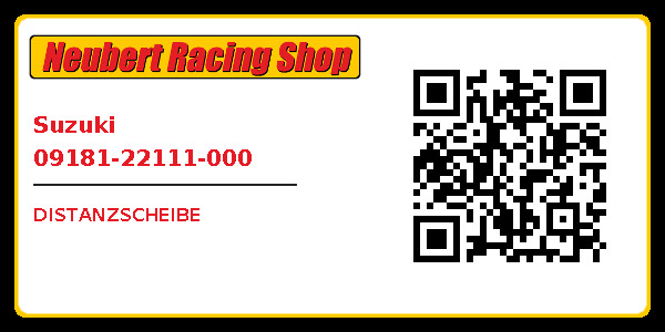 Suzuki 09181-22111-000