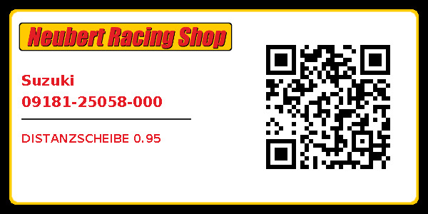 Suzuki 09181-25058-000