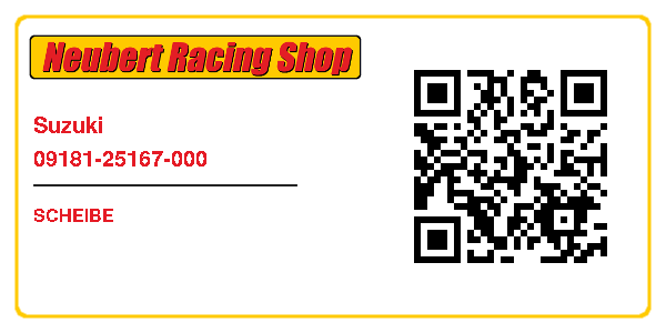 Suzuki 09181-25167-000