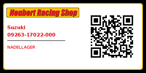Suzuki 09263-17022-000