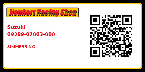 Suzuki 09289-07003-000