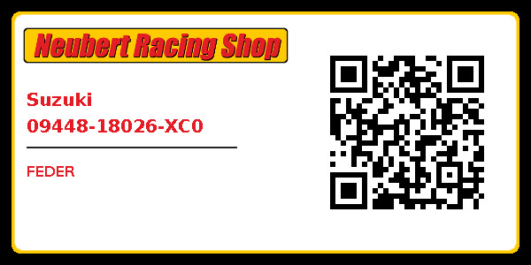 Suzuki 09448-18026-XC0