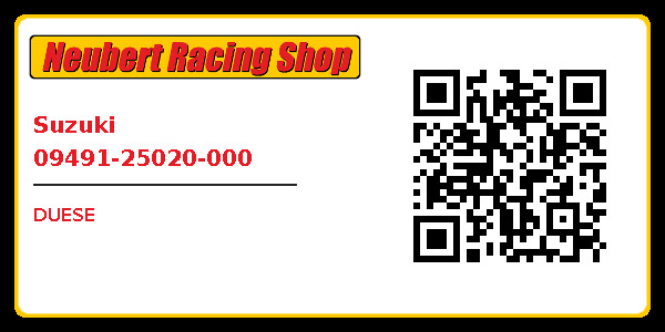 Suzuki 09491-25020-000