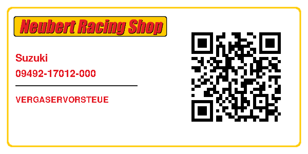 Suzuki 09492-17012-000
