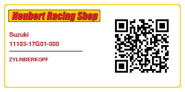 Suzuki 11103-17G01-000