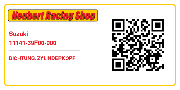 Suzuki 11141-39F00-000