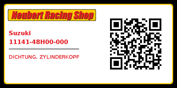 Suzuki 11141-48H00-000